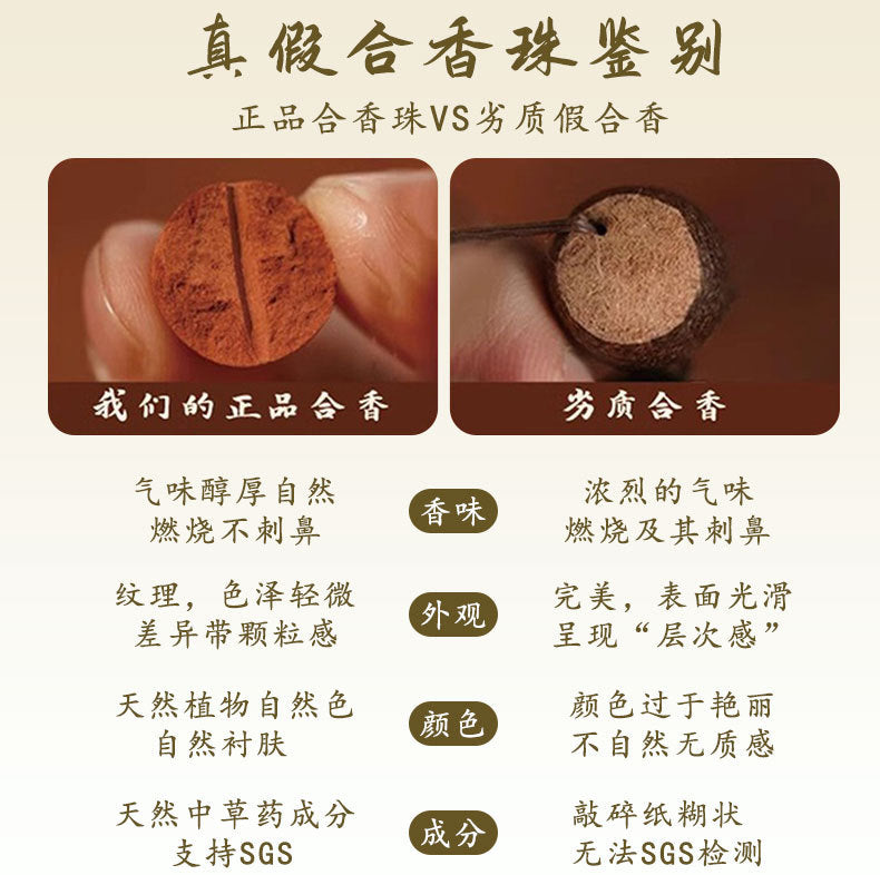 “黄芪方”天年香-合香珠手串