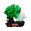 百财如意玉白菜招财摆件