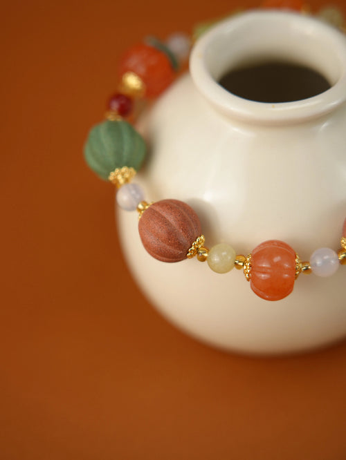 “金瓜纳福”松塔-合香珠手串