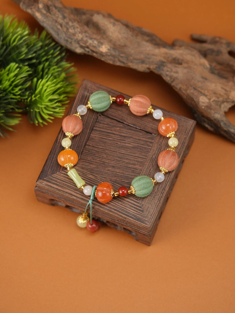 “金瓜纳福”松塔-合香珠手串