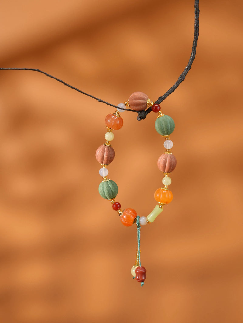 “金瓜纳福”松塔-合香珠手串