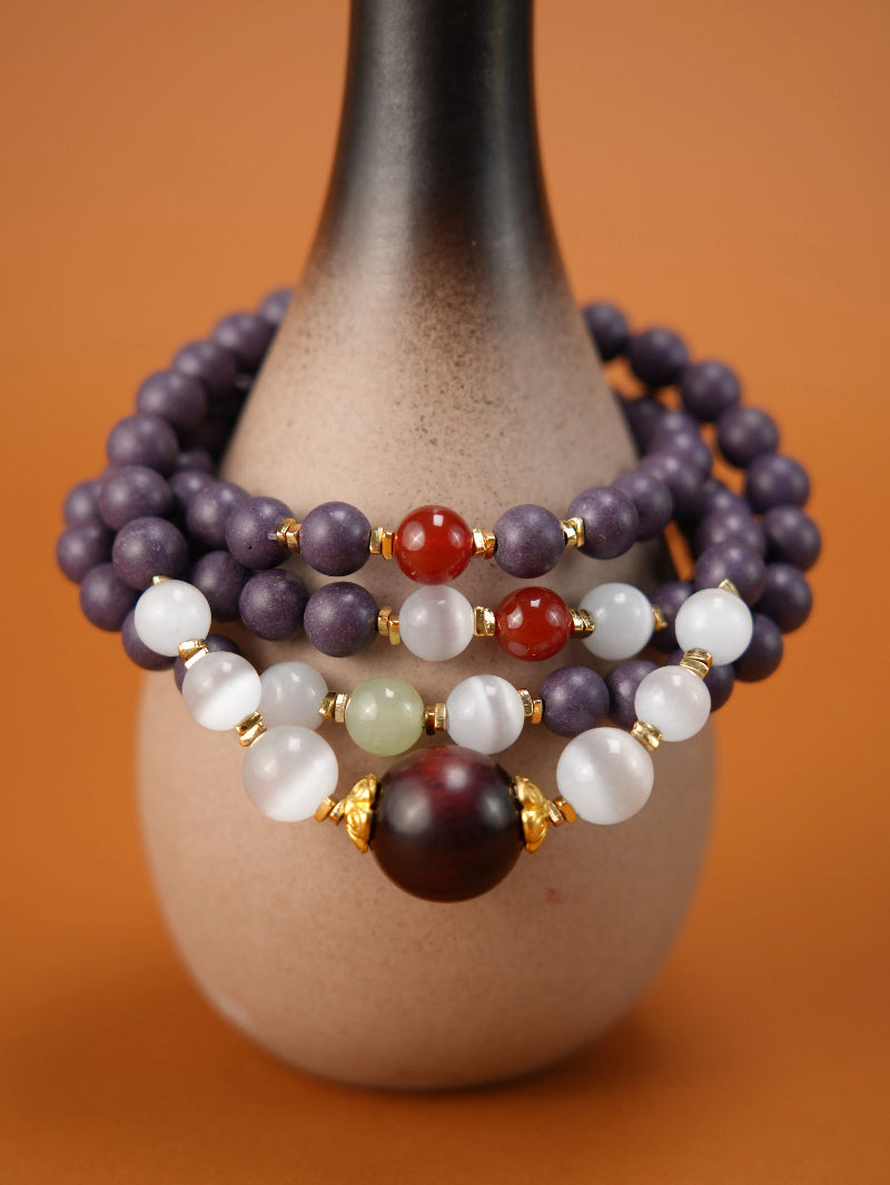 “月澜紫”紫阙归元-合香珠手串