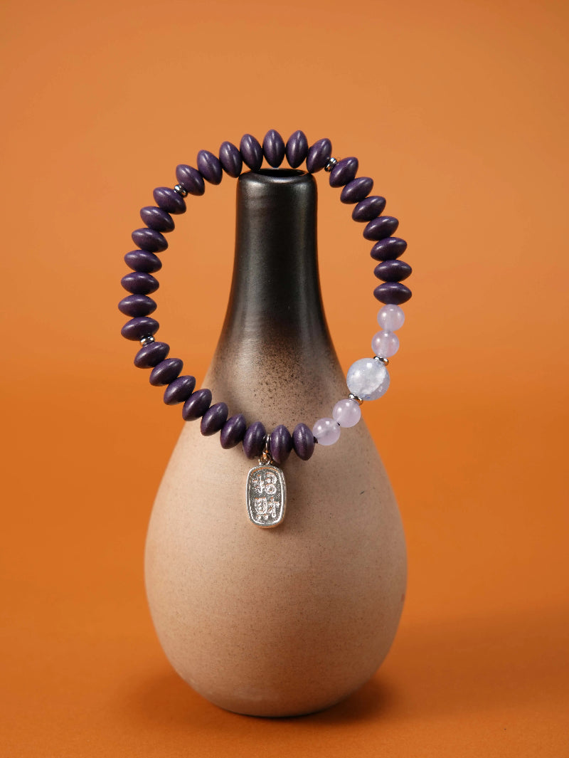 “极光絮语”紫阙归元-合香珠手串