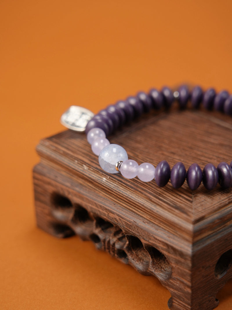 “极光絮语”紫阙归元-合香珠手串