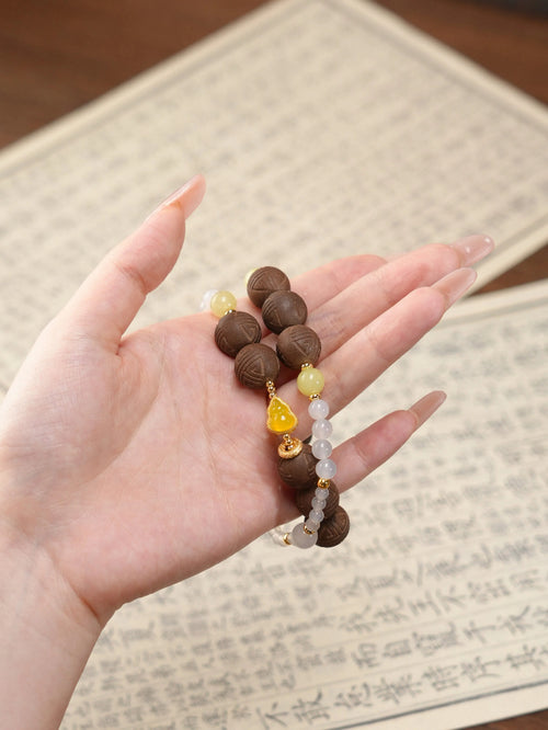 ”茯苓“天年香-合香珠手串