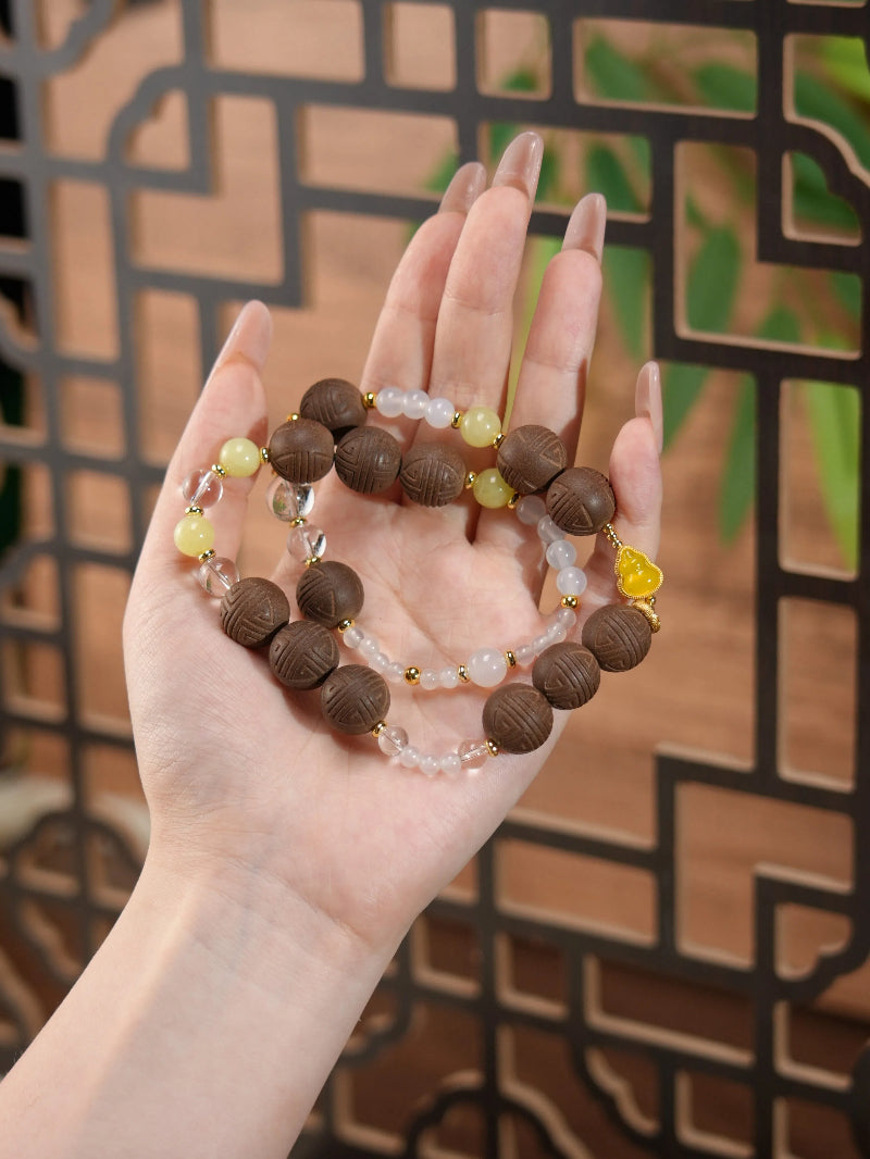 ”茯苓“天年香-合香珠手串