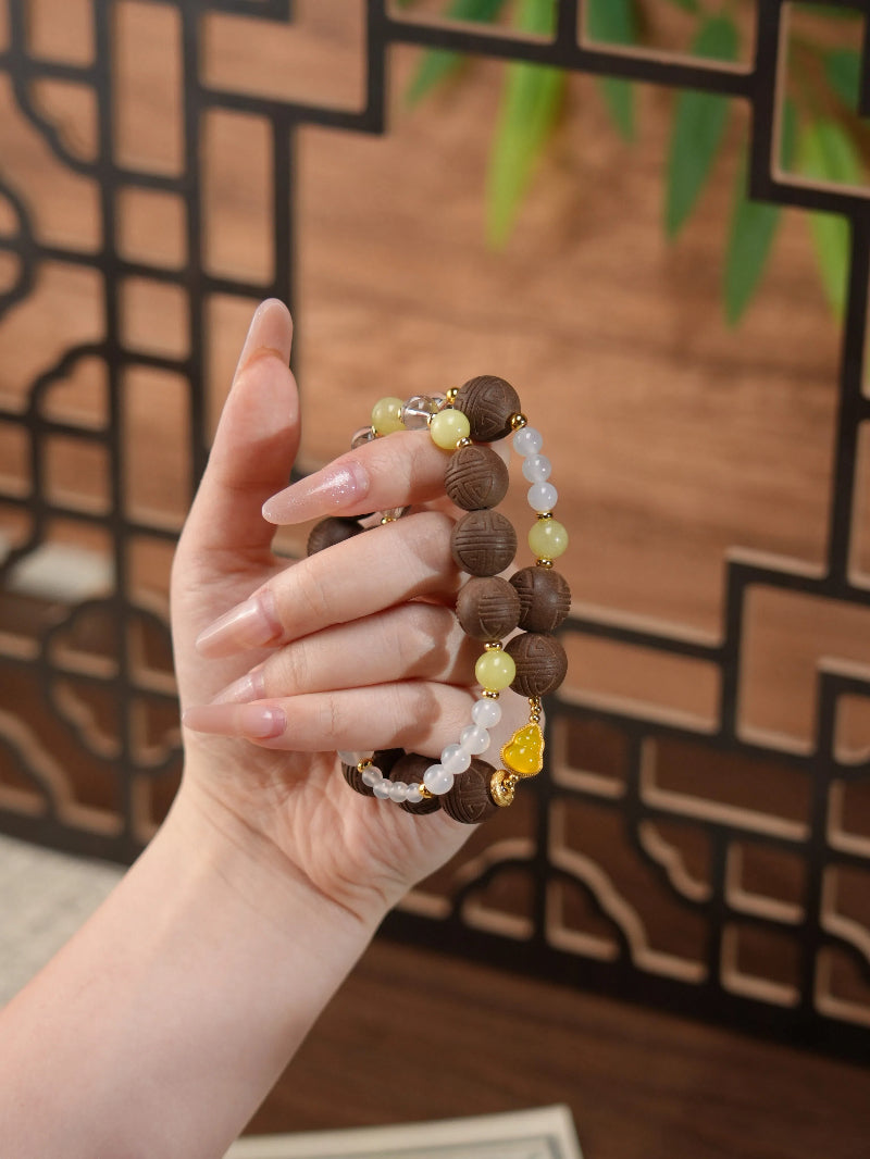 ”茯苓“天年香-合香珠手串