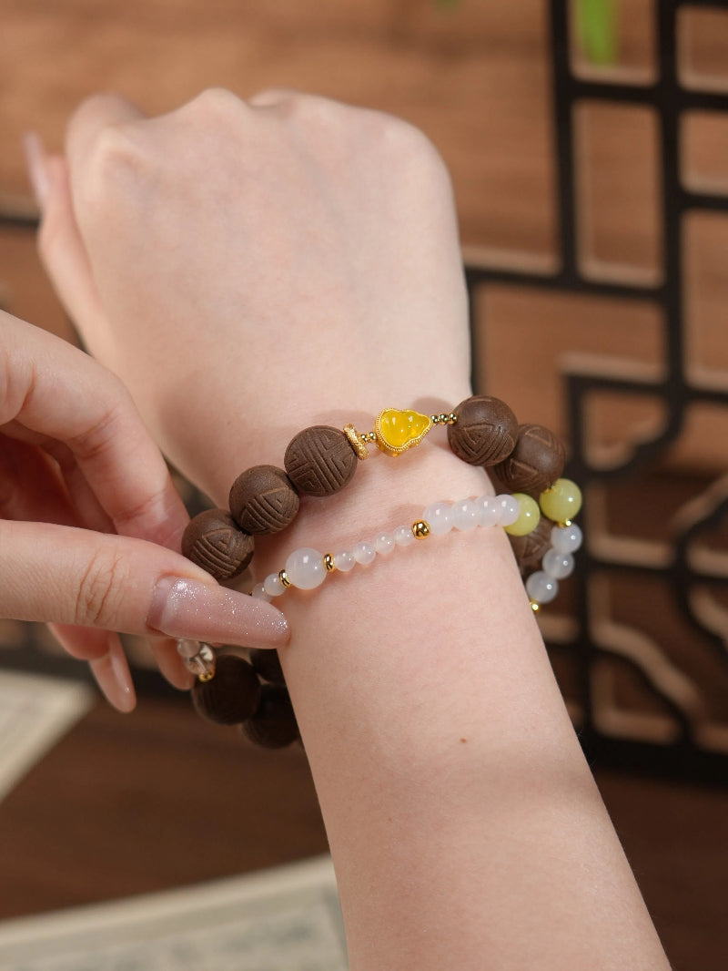 ”茯苓“天年香-合香珠手串