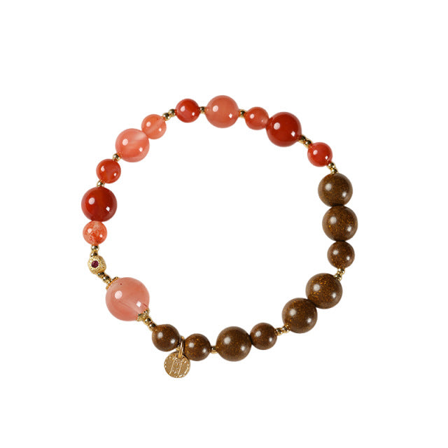 红韵南红玛瑙手串