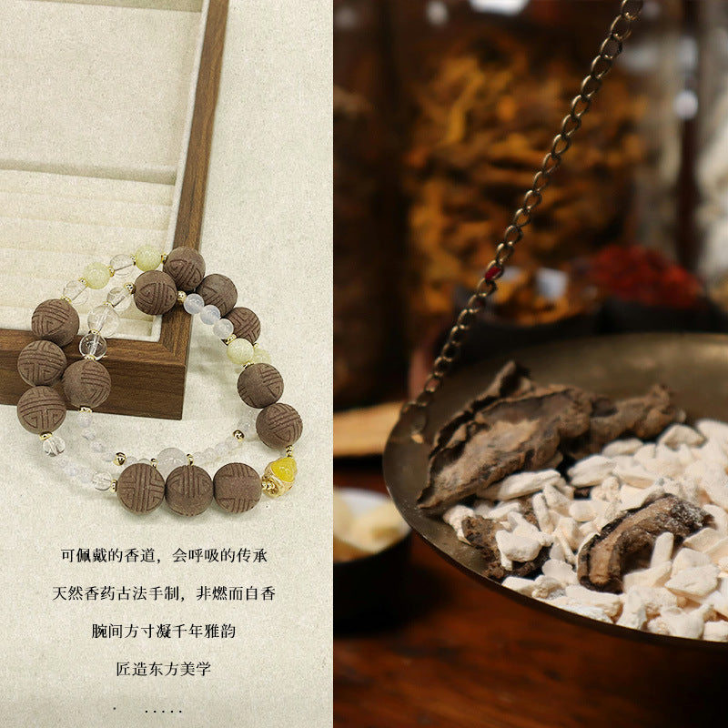”茯苓“天年香-合香珠手串