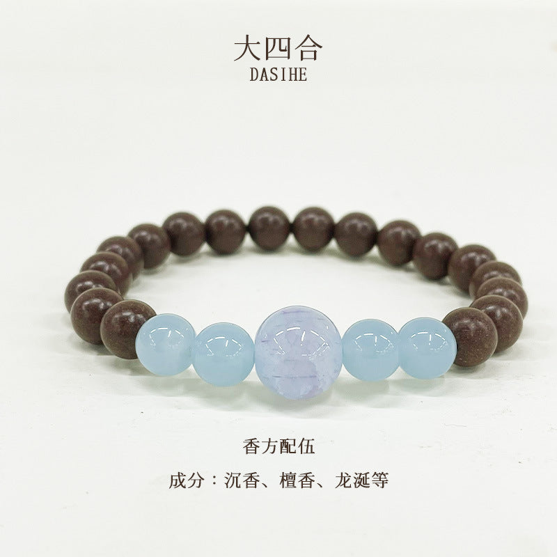 星落-“祈求工作顺利，家庭美满”合香珠手串