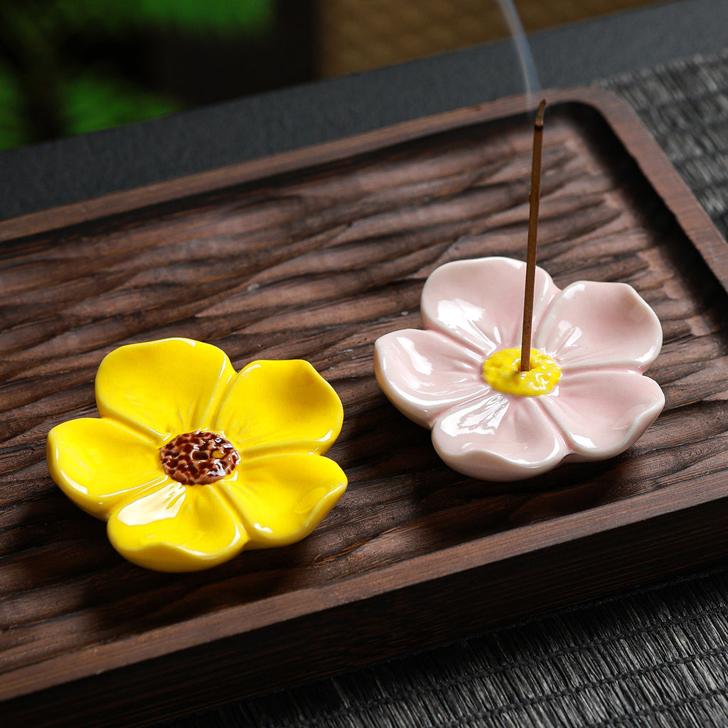 花朵线香香插底座