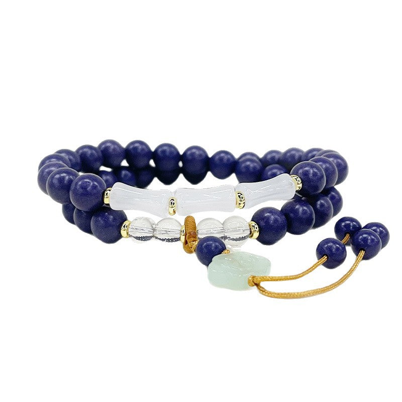 紫韵生竹-“祝您平静与智慧”合香珠手串