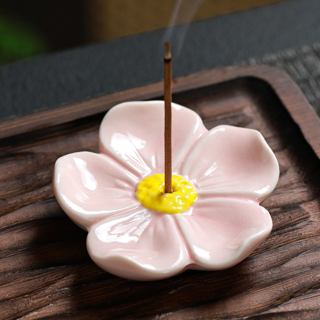 花朵线香香插底座