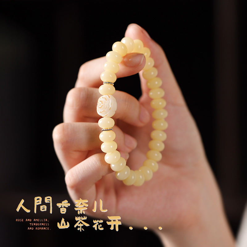 奶油菩提单圈手串