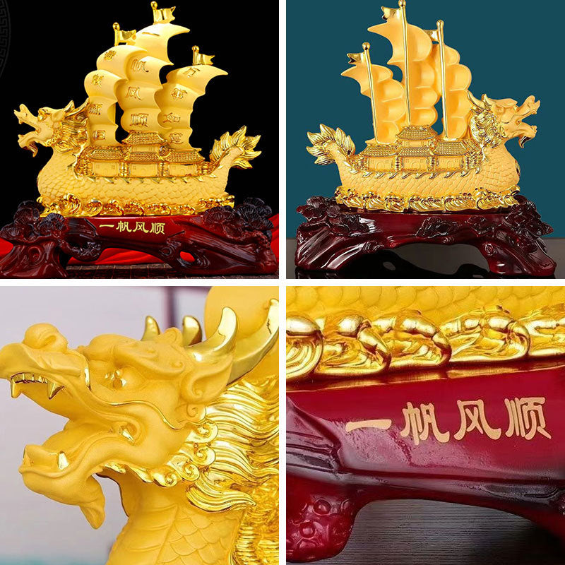 一帆风顺招财开业大吉摆件-打通你的财富磁场，让钱追着你跑