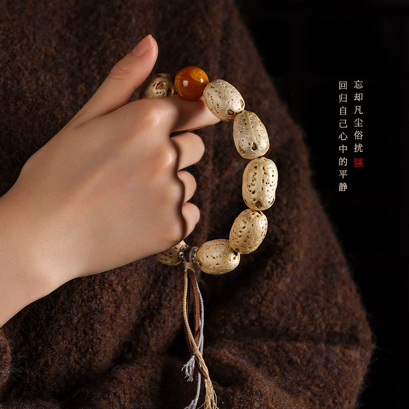 五眼六通菩提子手串，通窍明目，调和不平