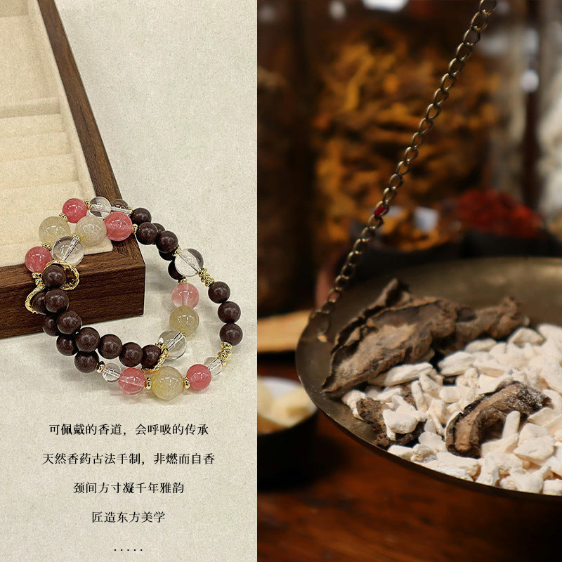 草本和合珠—— 六君黄芪香珠手串。宁静时刻的每日陪伴