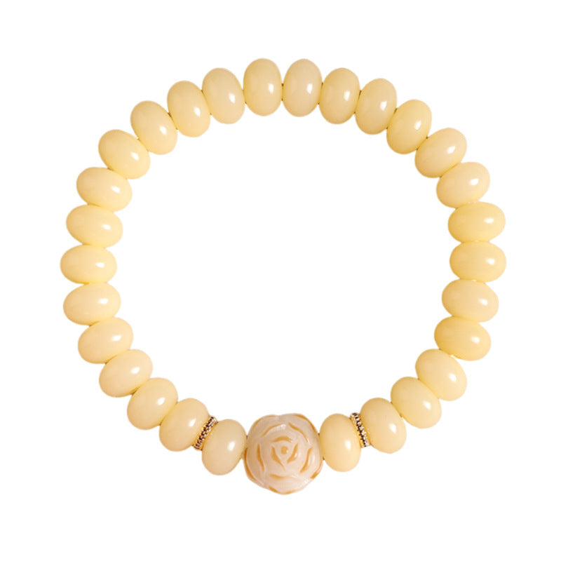 奶油菩提单圈手串