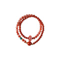 南红玛瑙双圈手串